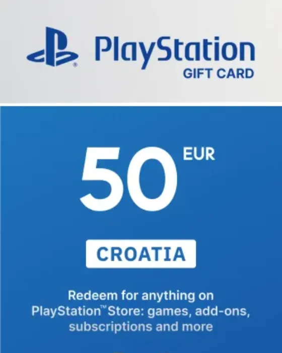 PlayStation Network Card 50 EUR (Croatia)