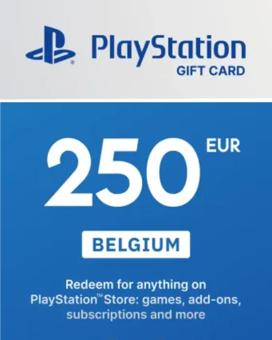PlayStation Network Card 250 EUR (BE)