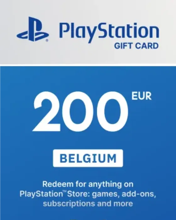 PlayStation Network Card 200 EUR (BE)